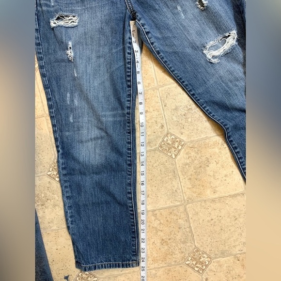 Ana Med Wash Distressed Cropped Jeans Size 30/10 - Picture 8 of 8